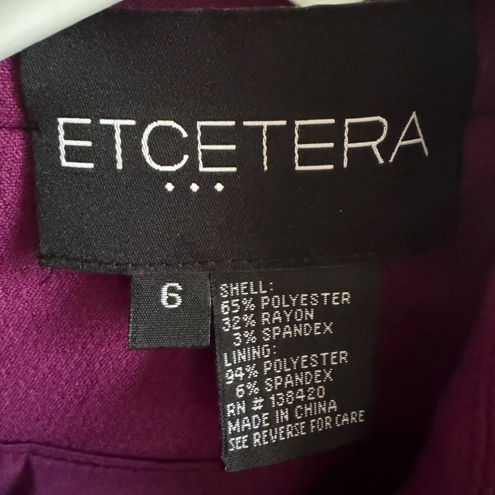 Etcetera Women's Blazer-Fuschia-6